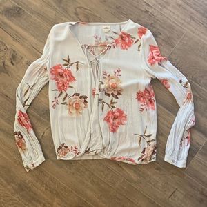 O’Neill blouse, floral, XS